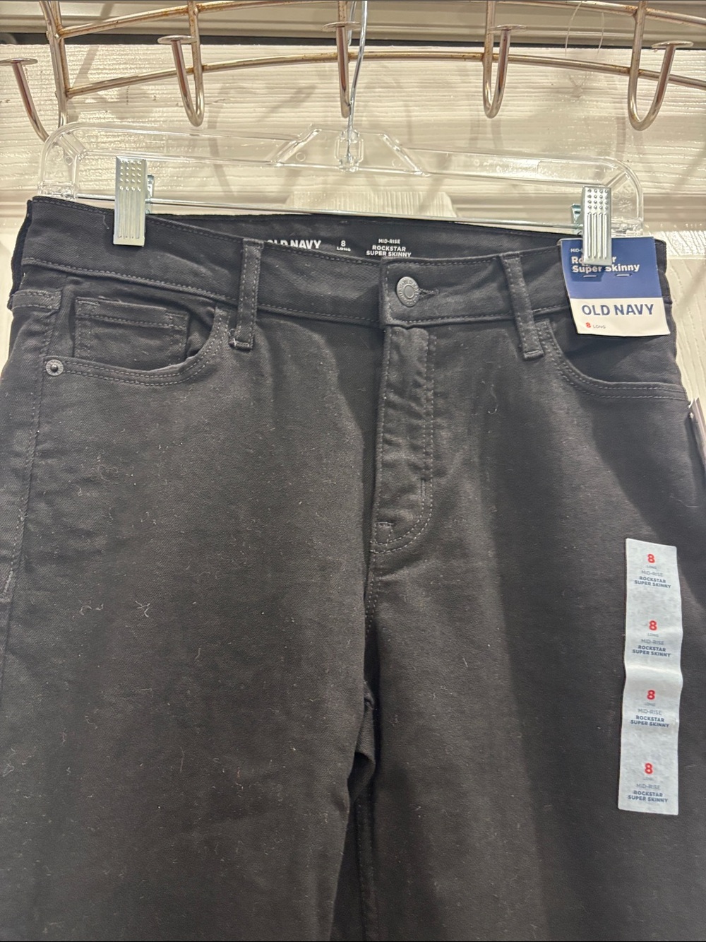 Old Navy Black Women's Skinny Jeans - Picture 4 of 9